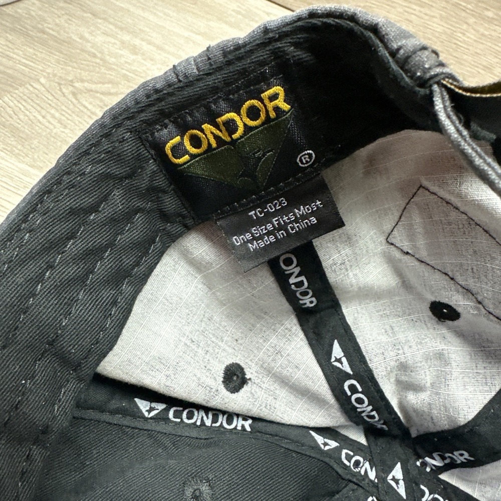 Condor TC Contractor Operator Hunting Hiking Tactical Baseball Patch Cap Hat - Picture 9 of 9